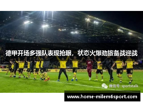 德甲开场多强队表现抢眼，状态火爆劲旅备战迎战